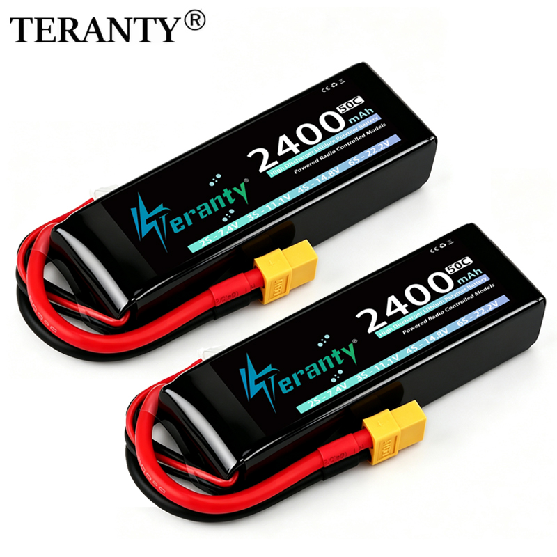 Drone Rc Board - Batterie Lipo TERANTY 3S 2200/2400/2600mAh 11.1V