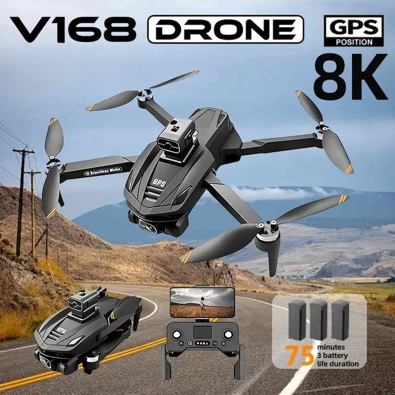 Drone Gps Rc Tt36 - Drone GPS professionnel V168 original, caméra