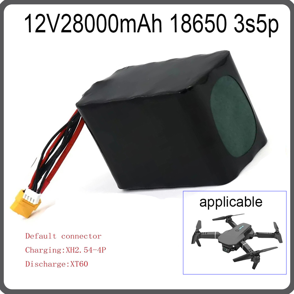 Drone Xh2 Rc - Batterie Li-ion haute capacité KLUOSI 12V