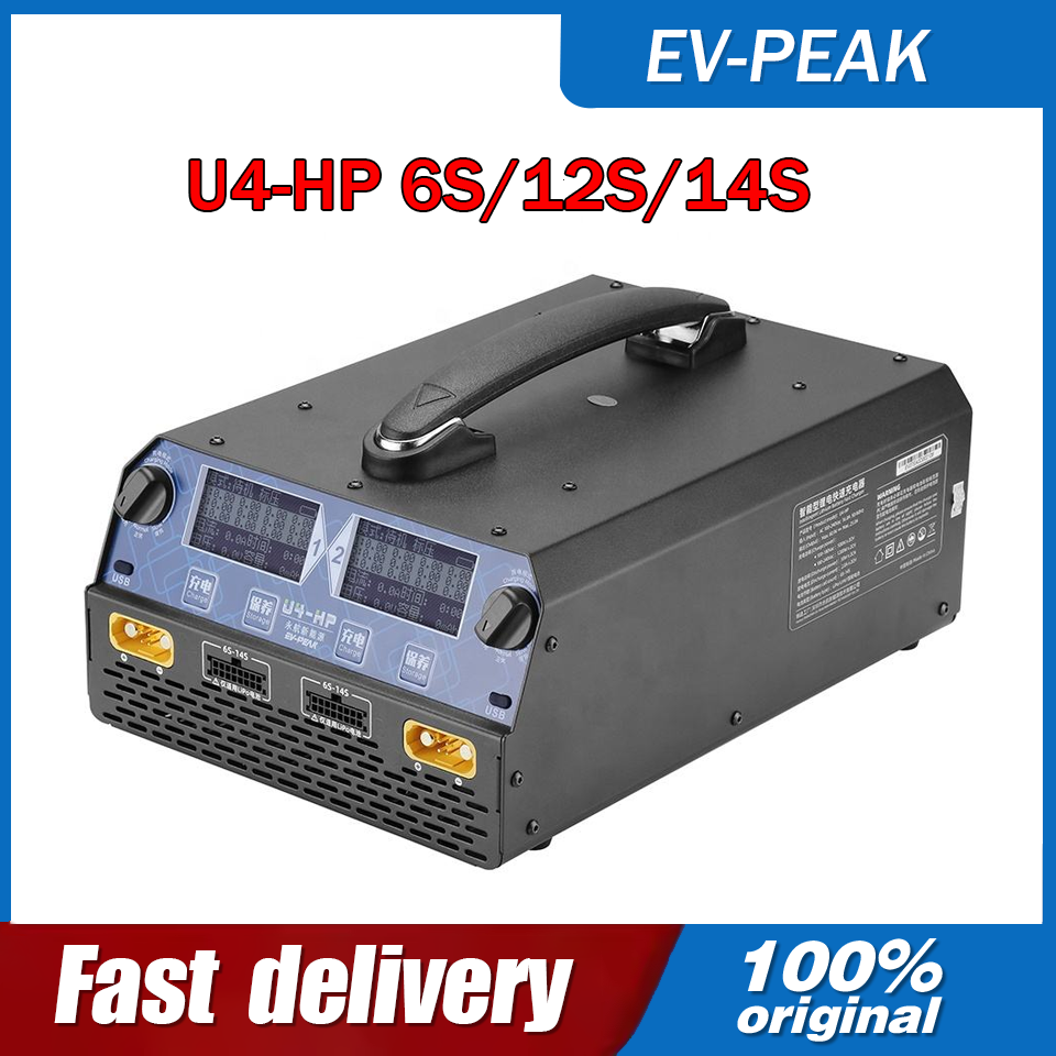 Drone With Rc - EV-PEAK U4-HP 2400W 25A Chargeur/Déchargeur intelligent