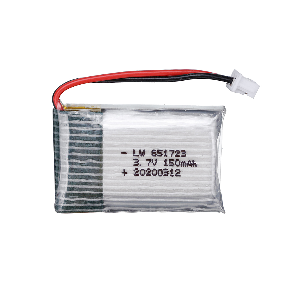 Drone Xh2 Rc - Batterie Li-ion 651723 3.7V 150mAh avec