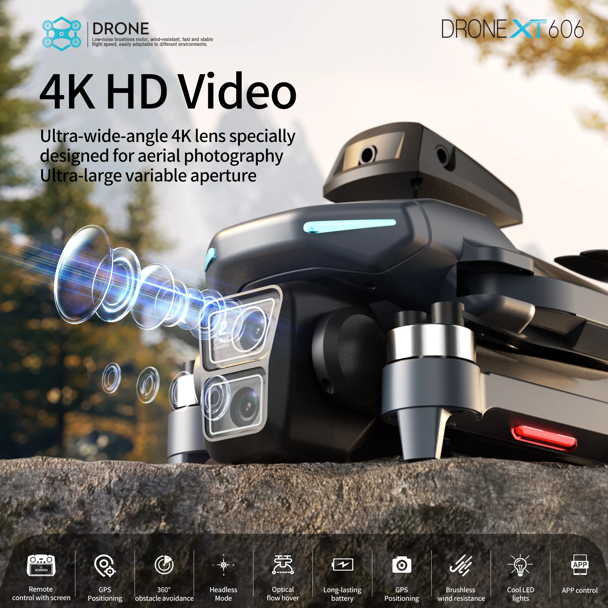 Drone Original XT606 Professio - Drone Gps Rc Tt36 avis et prix