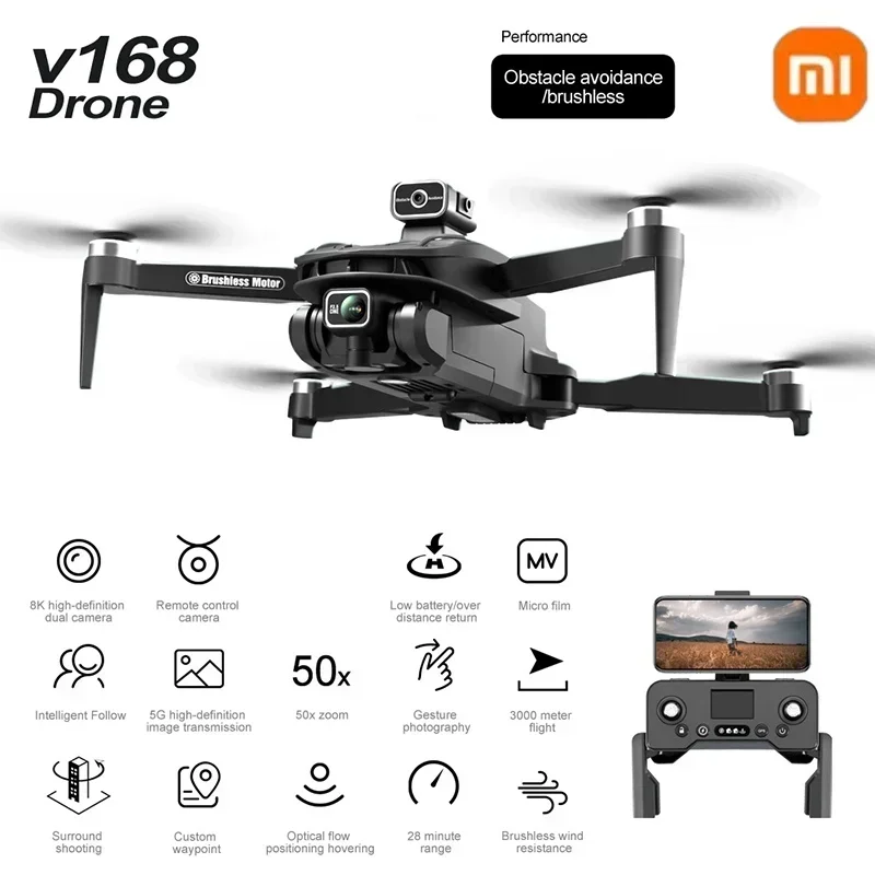 Drone GPS professionnel V168 o - Drone Gps Rc Tt36 avis et prix