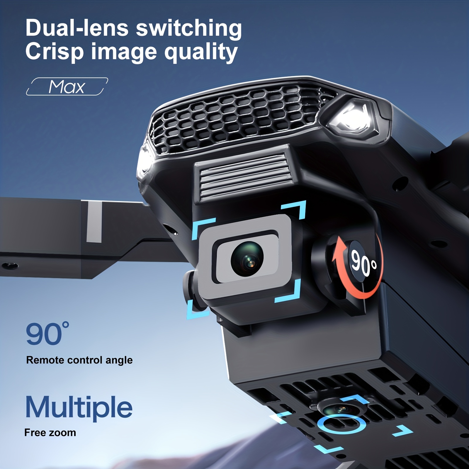 Drone pliable E88 PRO MAX amél - Drone Rc E88 Pro avis et prix
