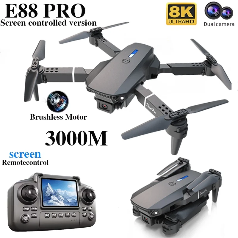 Drone professionnel E88 PRO av - Drone Rc Foldable avis et prix