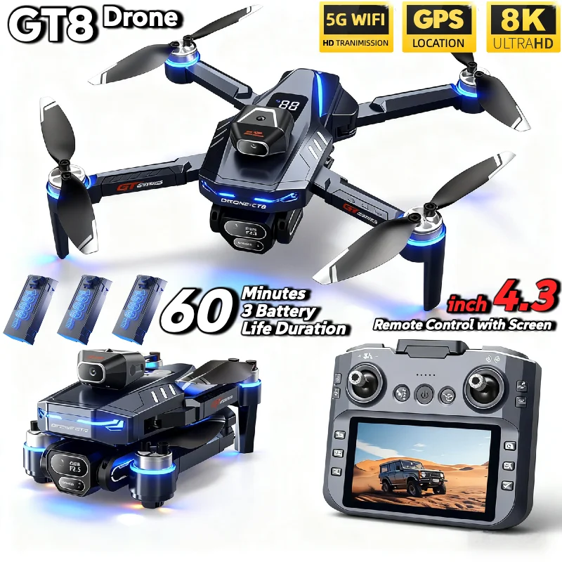 Chaud pour LSRC GT8 Drone 4K p - Drone Gps Rc Tt36 avis et prix