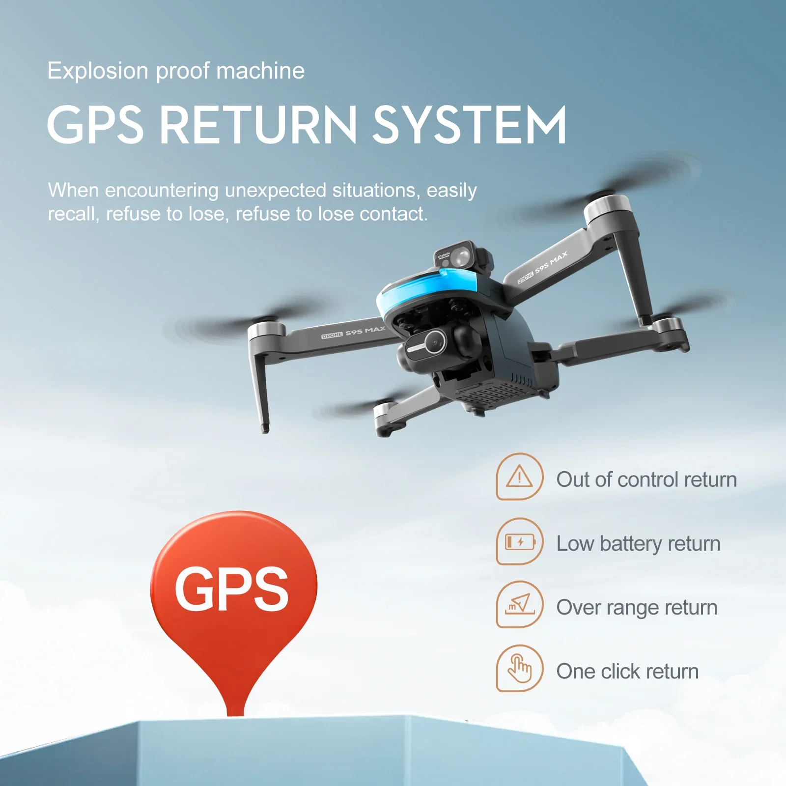 Nouveau S9S MAX MINI Drone 4K  - Drone App Rc Fpv avis et prix