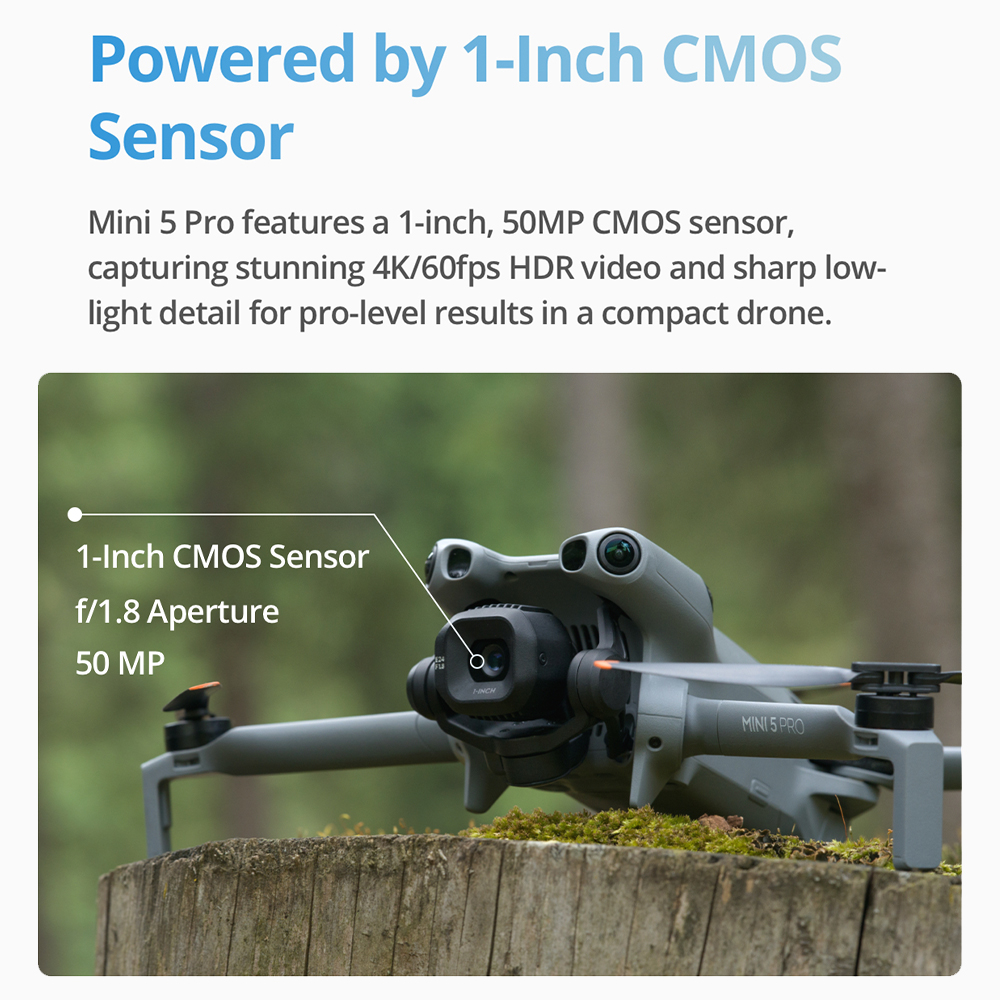 Drone DJI Mini 5 Pro, caméra 4 - Drone Rc N3 3 Batteries avis et prix