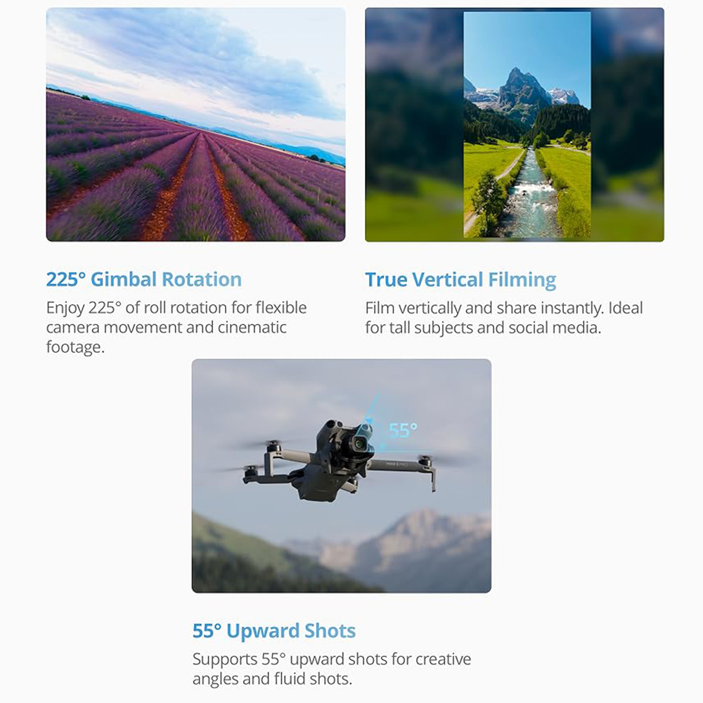 Drone DJI Mini 5 Pro, caméra 4 - Drone Rc N3 3 Batteries avis et prix