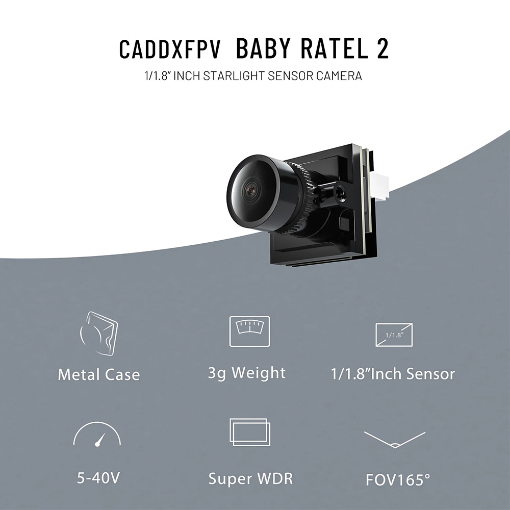 CADDX Micro Caméra FPV Ratel 2 - Drone Z avis et prix