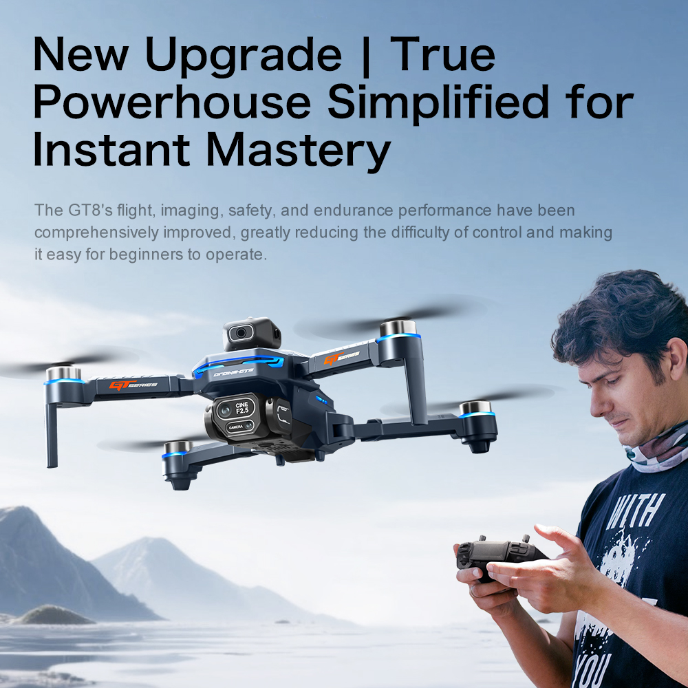 Drone GT8 original 8K professi - Drone Gps Rc Tt36 avis et prix