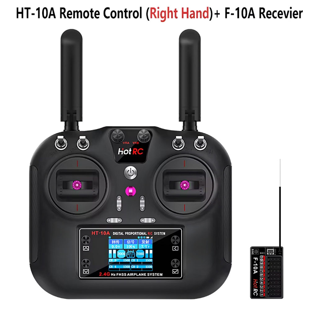 Émetteur Hotrc HT-10A 2.4G 10C - Drone And Car avis et prix