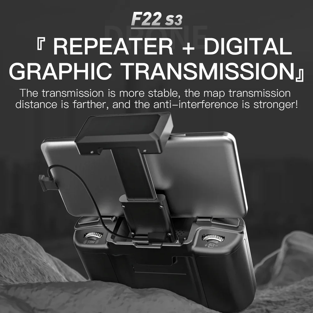 Drone pliable SJRC F22 S3 pro  - Drone Gps Rc Tt36 avis et prix