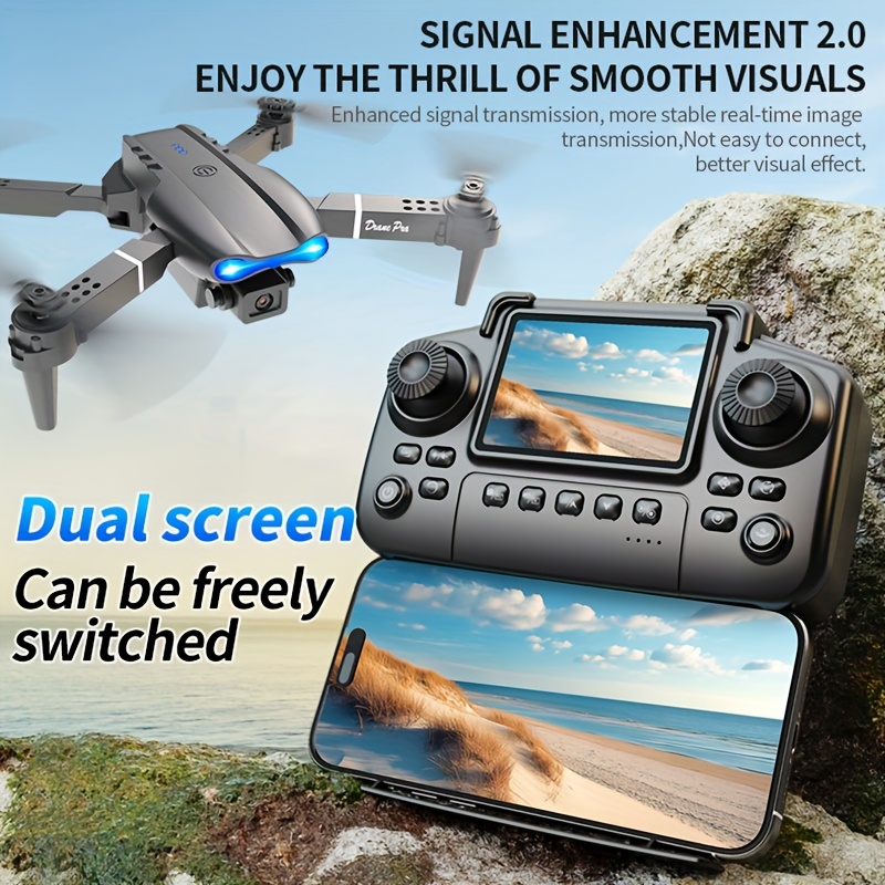 Drone pliable E99 PRO MAX avec - Drone Rc Foldable avis et prix