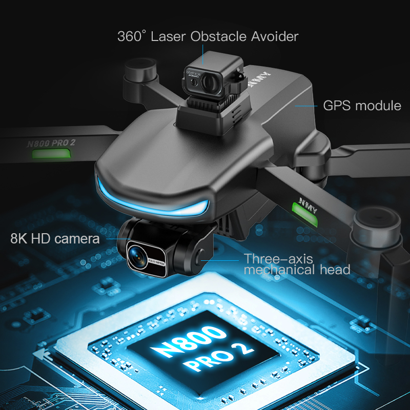 Drone GPS N800 PRO 2 Professio - Drone Gps Rc Tt36 avis et prix