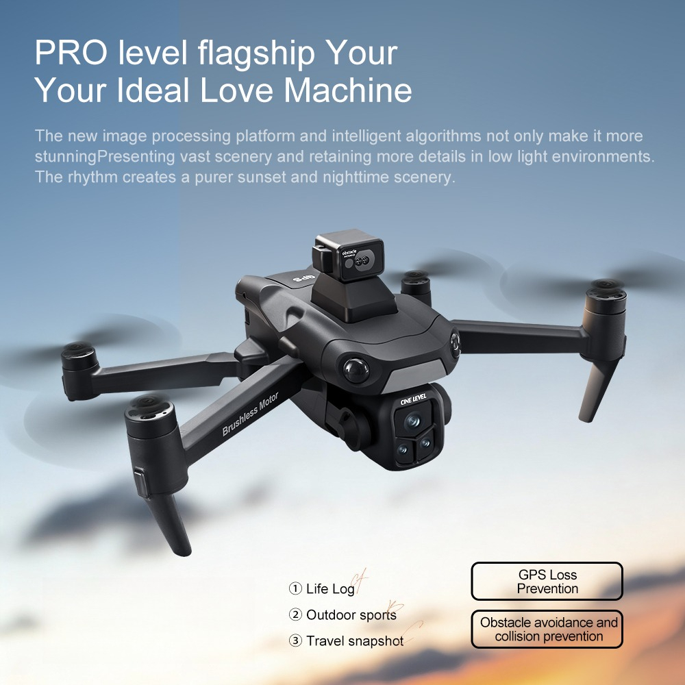 Drone pliable A1R3S GPS avec g - Drone Gps Rc Tt36 avis et prix