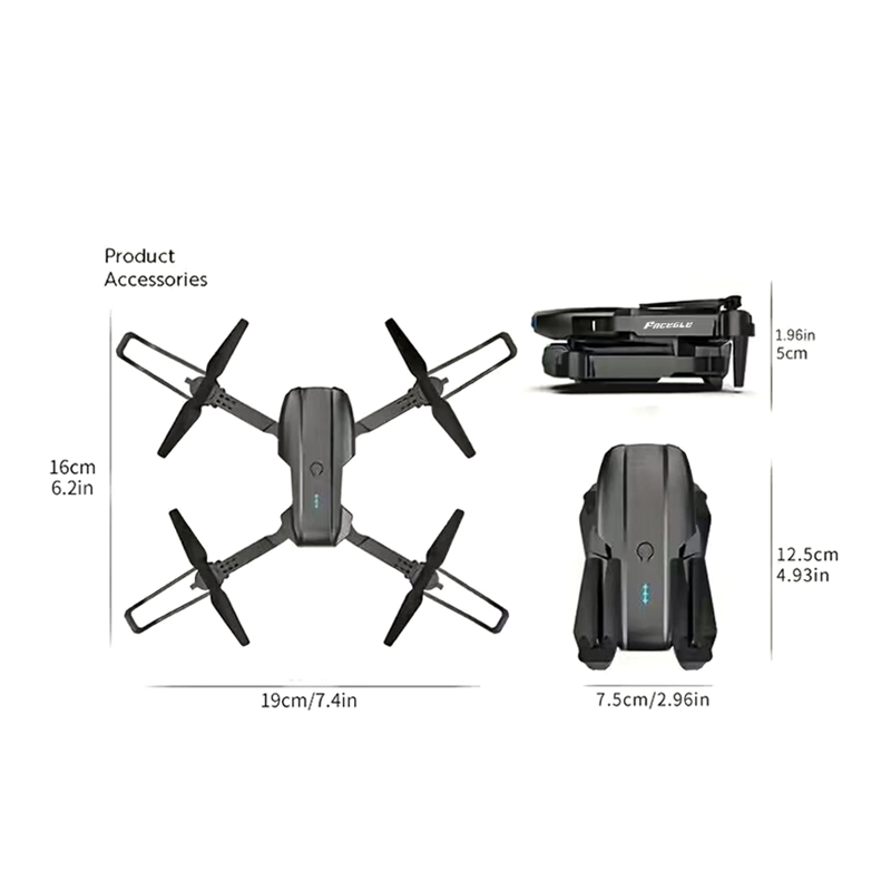 Drone RC pliable FACEGLE UAV E - Drone Rc Foldable avis et prix