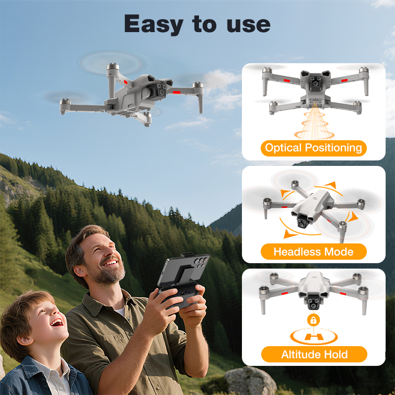 NOUVEAU Drone L017 Pro Brushle - Drone Rc Foldable avis et prix