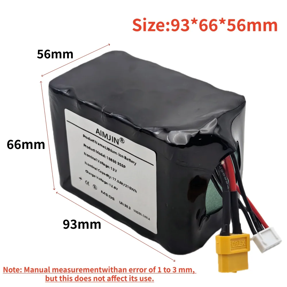 Batterie Li-ion 12V 17,5Ah hau - Drone Xh2 Rc avis et prix