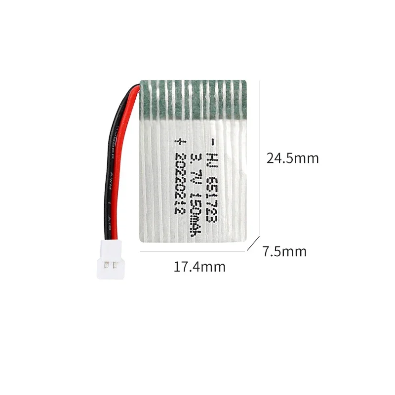 Batterie Li-ion 651723 3.7V 15 - Drone Xh2 Rc avis et prix